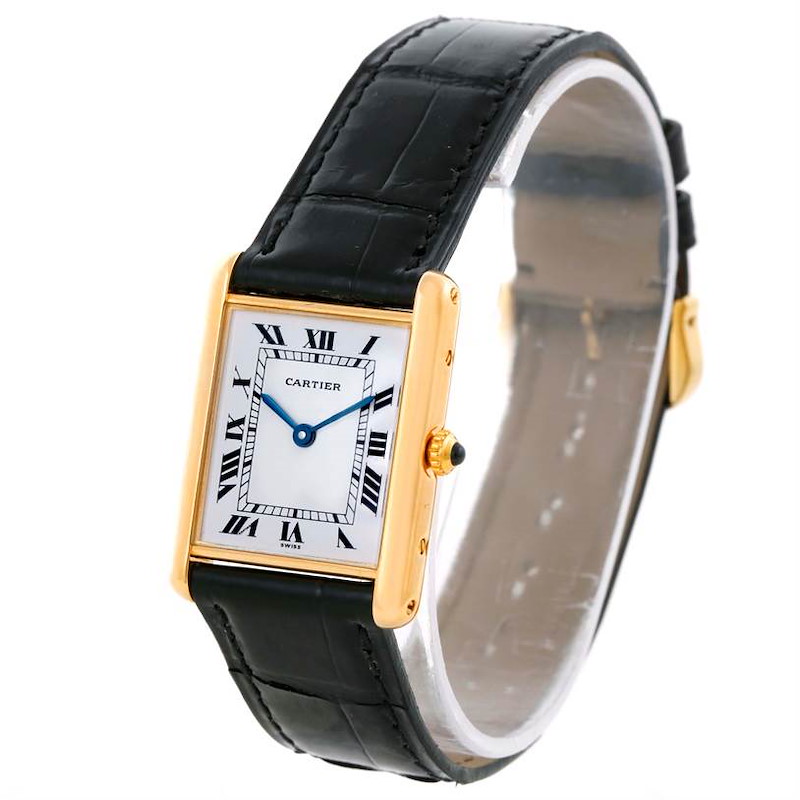 Cartier Tank Classic Paris 18K Yellow Gold Quartz Watch SwissWatchExpo