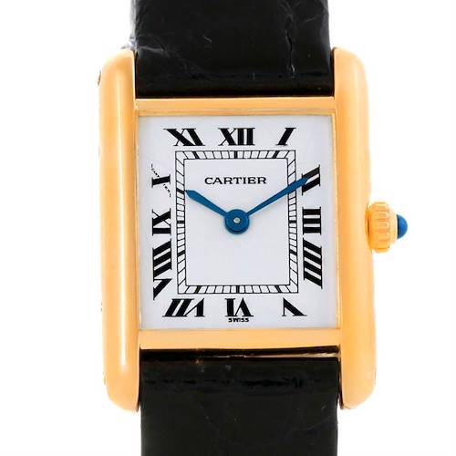 Photo of Cartier Tank Classic Paris Small 18k Yellow Gold Ladies Watch