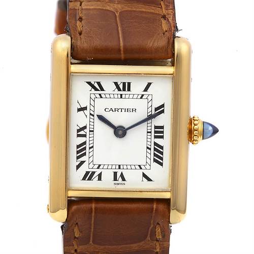 Photo of Cartier Tank Classic Ladies 18k Yellow Gold Watch