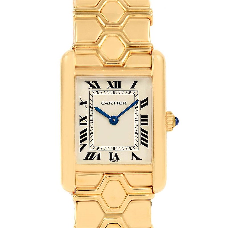 Cartier Tank Classic Paris 18k Yellow Gold Ladies Watch SwissWatchExpo