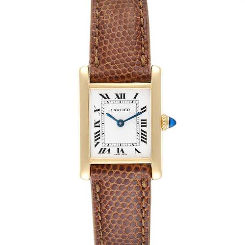 Women's Pre-Owned Yellow Gold Cartier Tank Classic Watches 