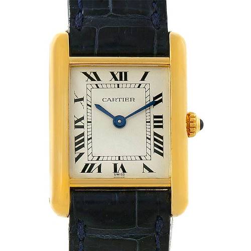 Photo of Cartier Tank Classic Ladies 18k Yellow Gold Watch