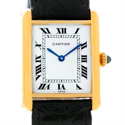 Photo of Cartier Tank Classic Paris 18k Yellow Gold Mechanical Watch