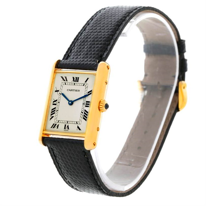 Cartier Tank Classic 18K Yellow Gold Quartz Watch SwissWatchExpo