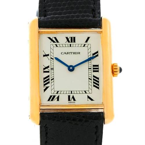 Photo of Cartier Tank Classic 18K Yellow Gold Quartz Watch
