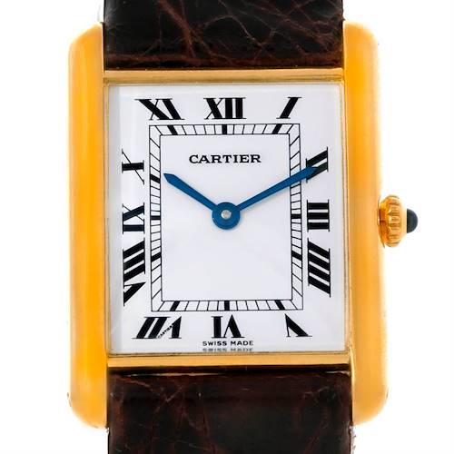 Photo of Cartier Tank Classic Paris 18K Yellow Gold Quartz Watch