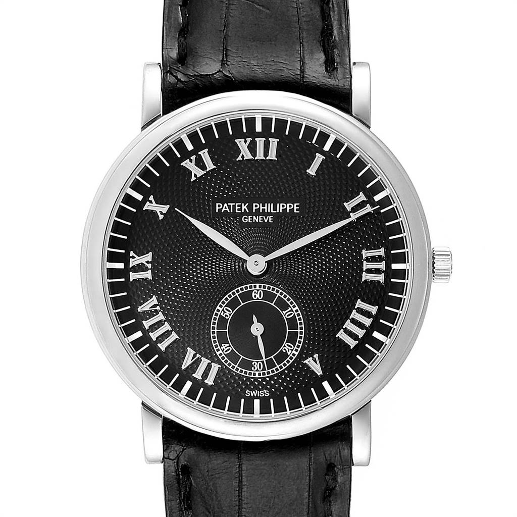 Patek Philippe Calatrava Officier White Gold Manual Wind Mens Watch ...