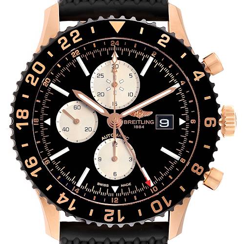 Photo of Breitling Chronoliner Limited Red Gold Mens Watch R24312 Box Papers