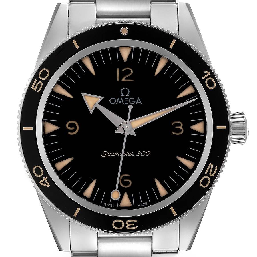 Omega Seamaster 300 Co-Axial Steel Mens Watch 234.30.41.21.01.001 Box Card SwissWatchExpo