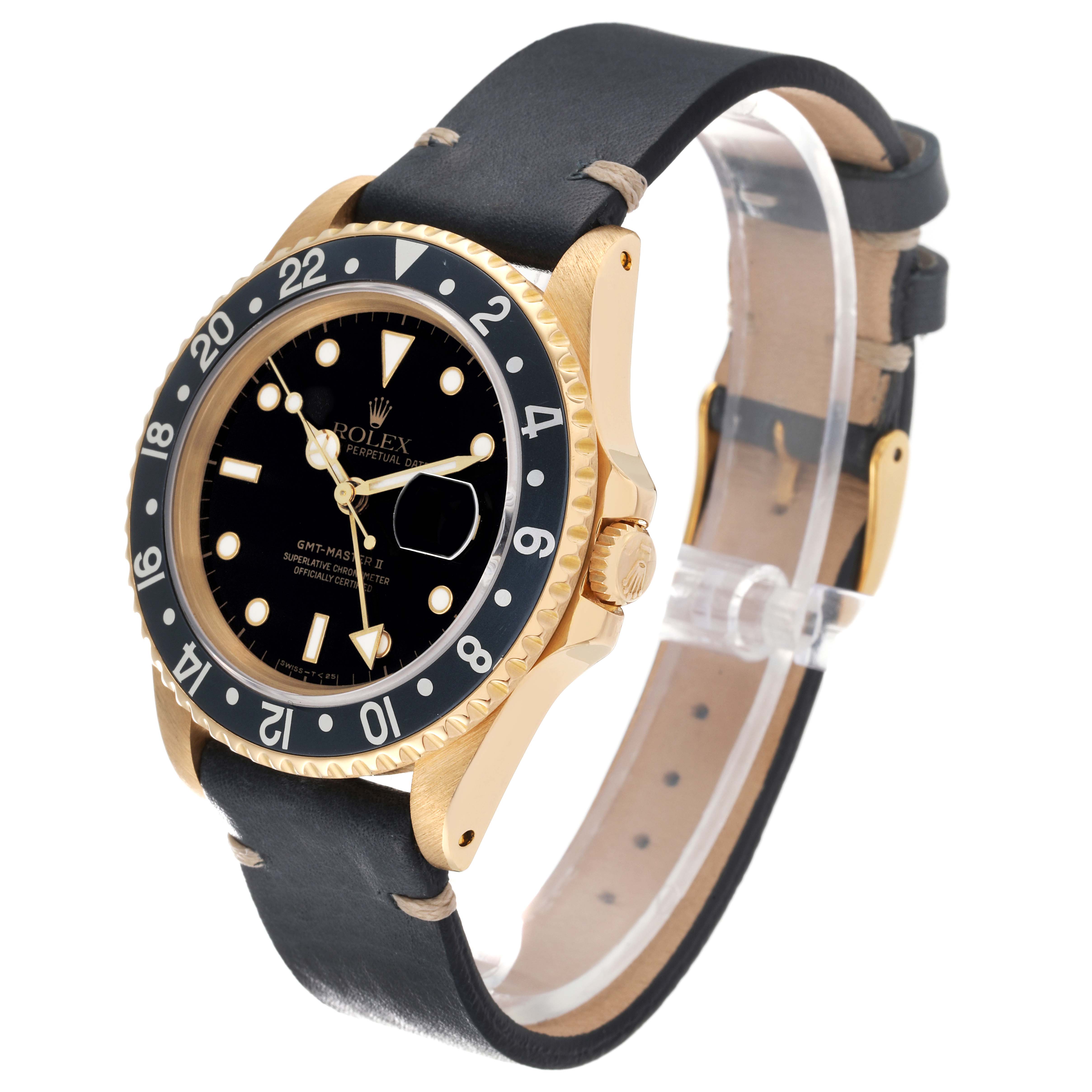 ゴールド　② Rolex GMT-Master Yellow Gold 16718 | Stock 53655