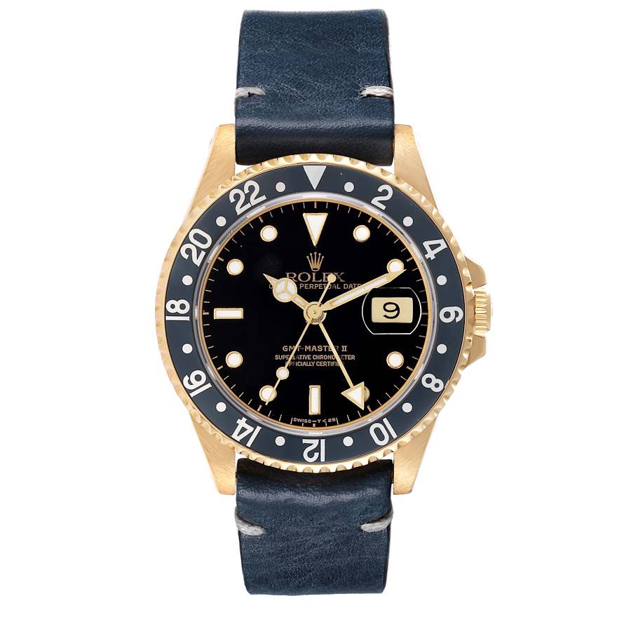 Buy Rolex GMT-Master Watch Yellow Gold 16718 | SwissWatchExpo