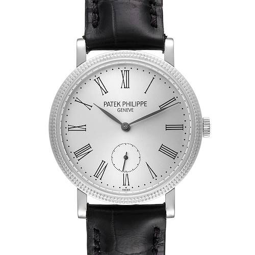 Photo of NOT FOR SALE Patek Philippe Calatrava 31mm White Gold Silver Dial Ladies Watch 7119G PARTIAL PAYMENT