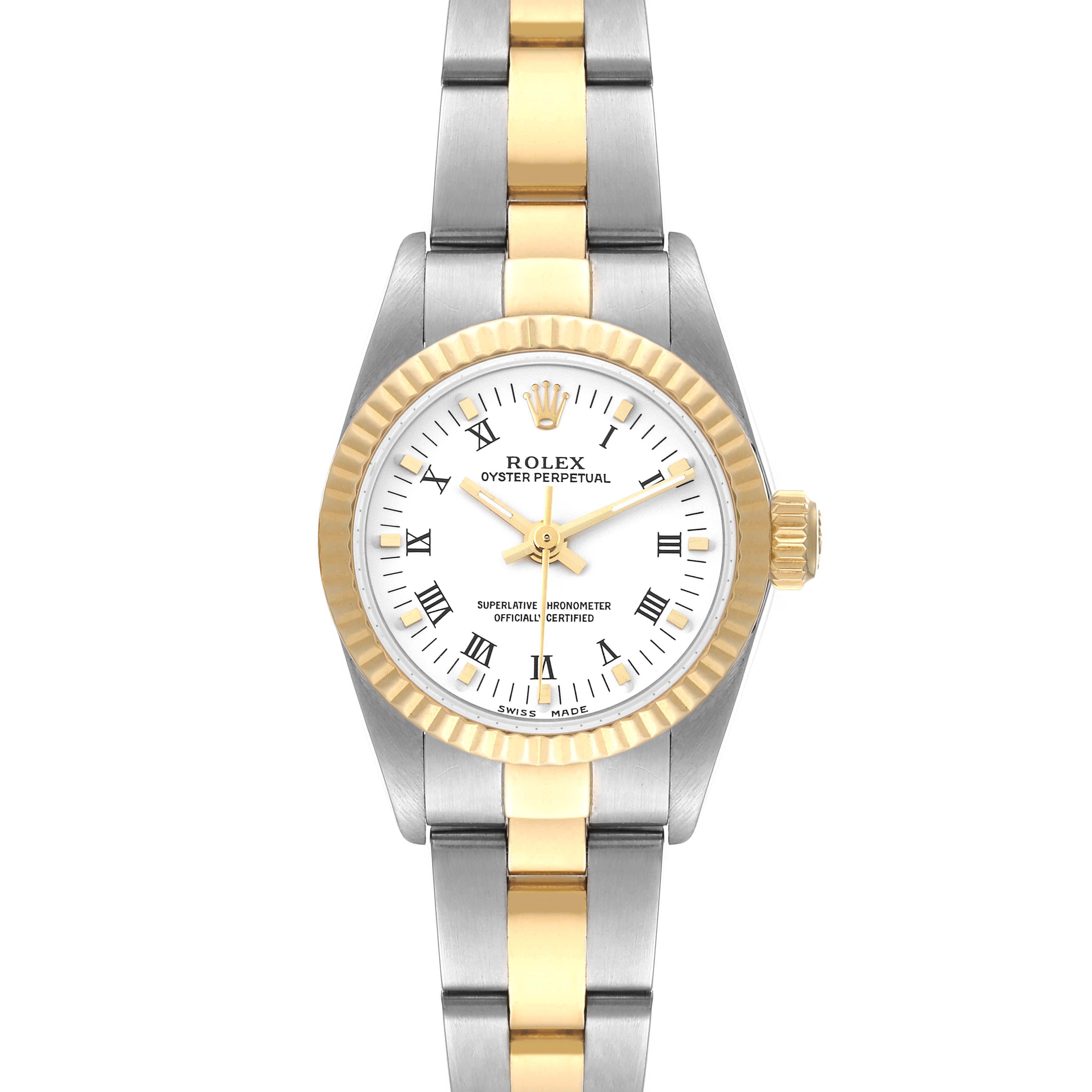 Rolex Oyster Perpetual Steel and Gold (two tone) 76193