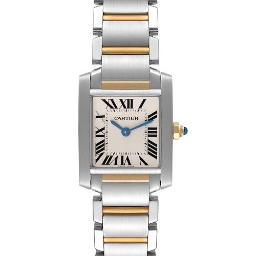 Photo of Cartier Tank Francaise Small Two Tone Ladies Watch W51007Q4