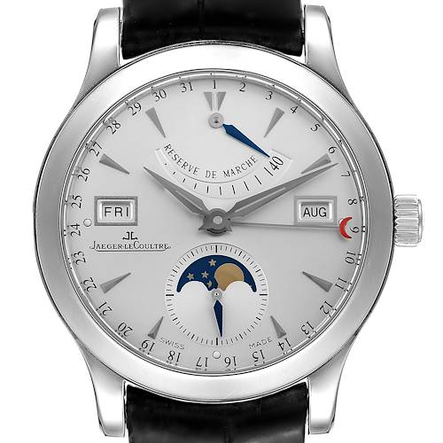 Photo of Jaeger Lecoultre Master Calendar Moonphase Mens Watch 147.8.41.S