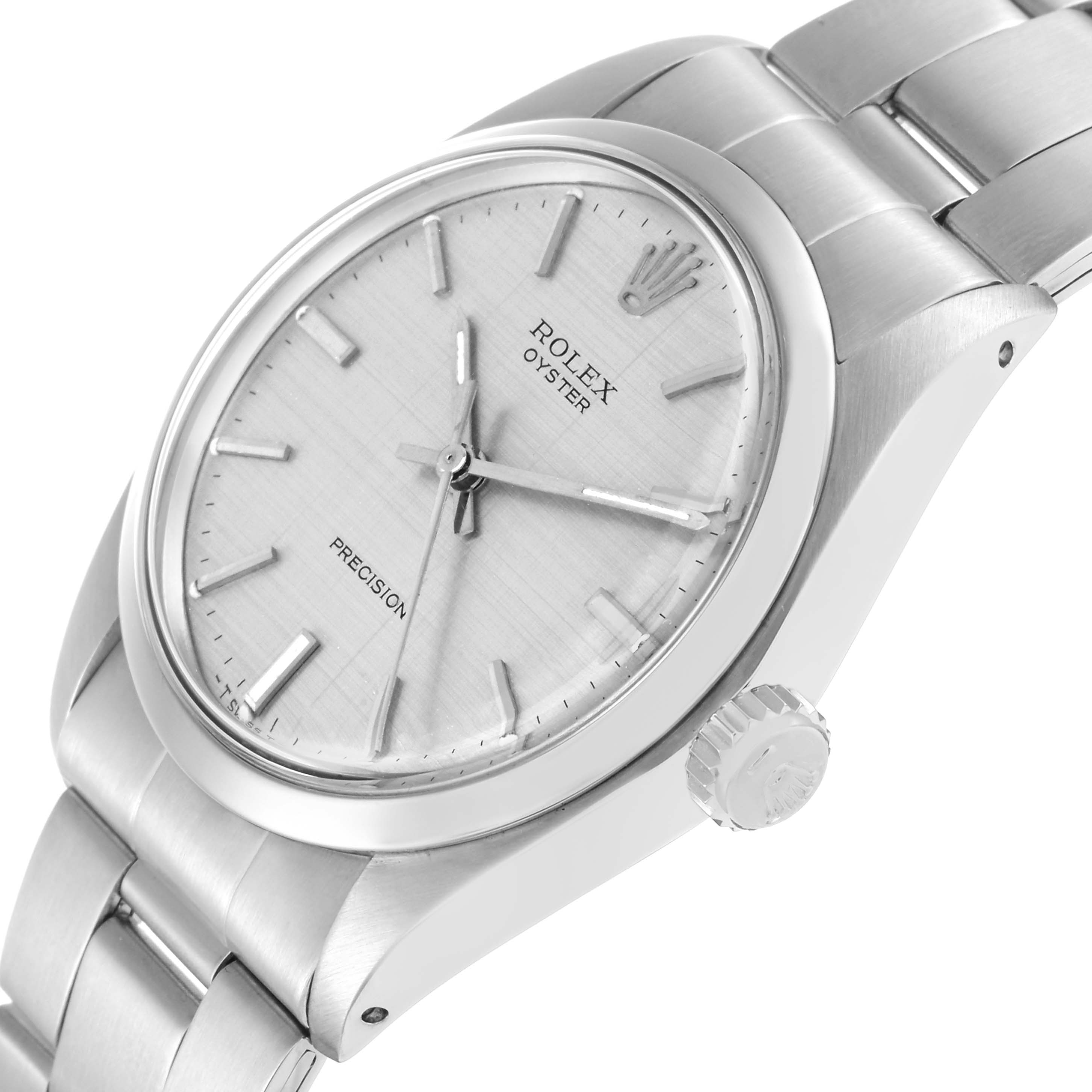 The image shows a Rolex Vintage Collection watch, model 6426, at a slight angle highlighting the face, crown, and bracelet.