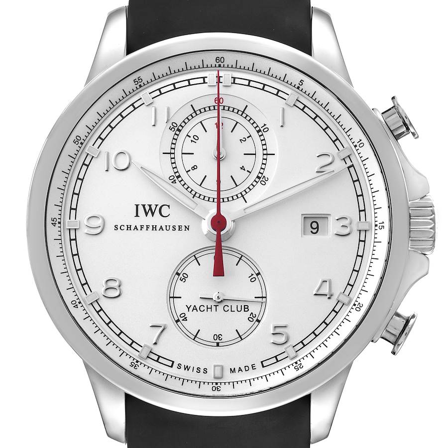 IWC Portuguese Yacht Club Carbon Dial Titanium Mens Watch IW390211 Box Card SwissWatchExpo