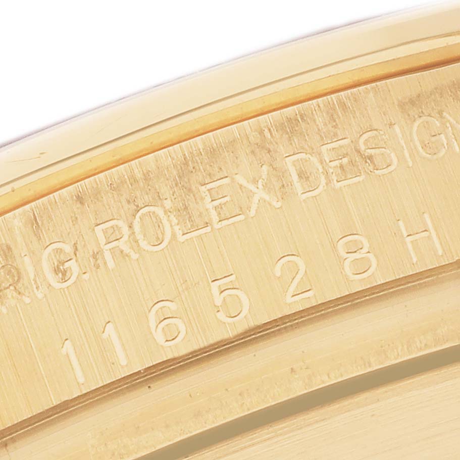 Rolex Daytona Yellow Gold 116528 | Stock 63634 | SwissWatchExpo