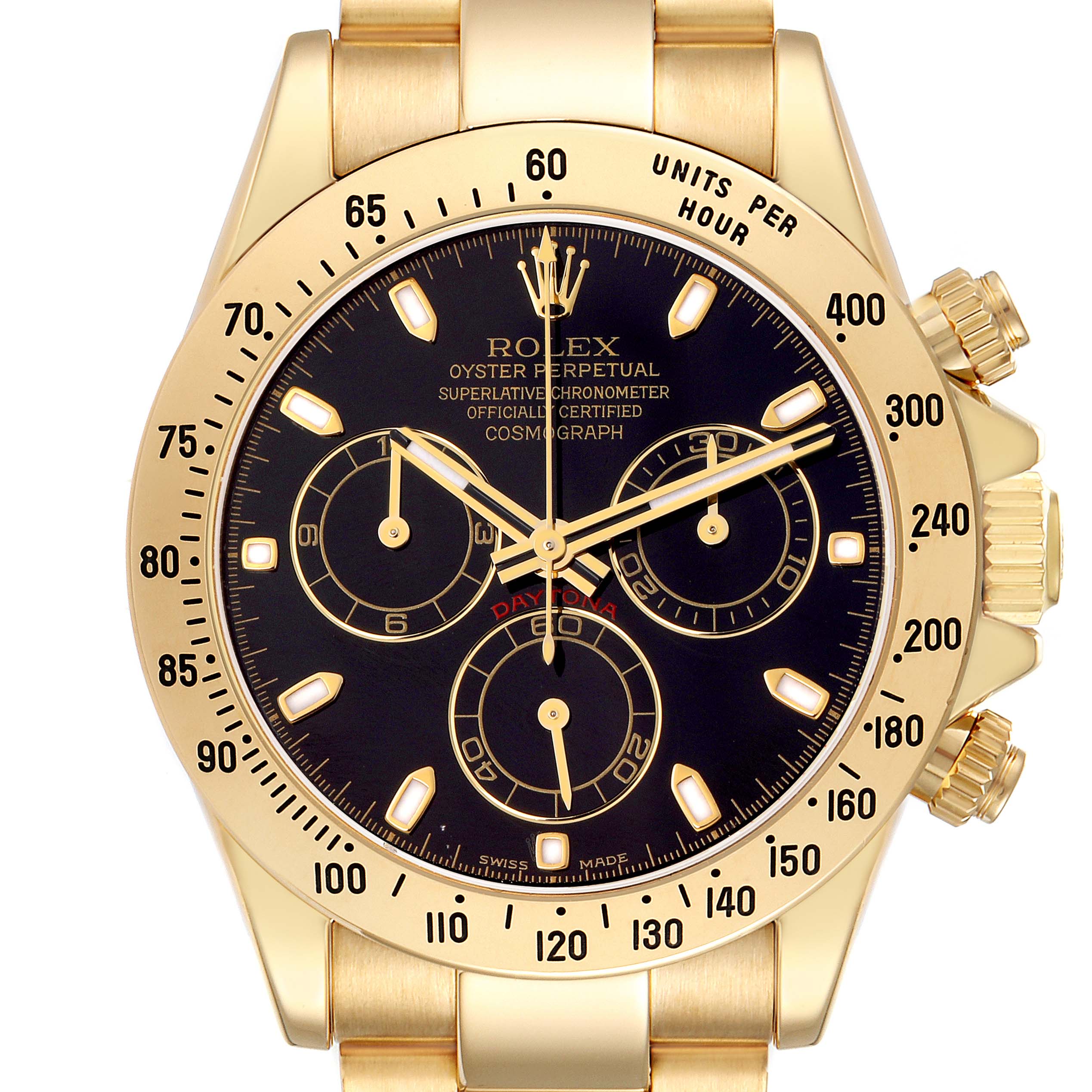 Rolex Daytona Yellow Gold 116528 | Stock 72746 | SwissWatchExpo