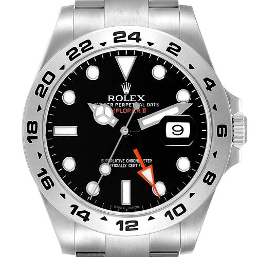 Photo of NOT FOR SALE Rolex Explorer II 42 Black Dial Orange Hand Steel Mens Watch 216570 Box Card PARTIAL PAYMENT