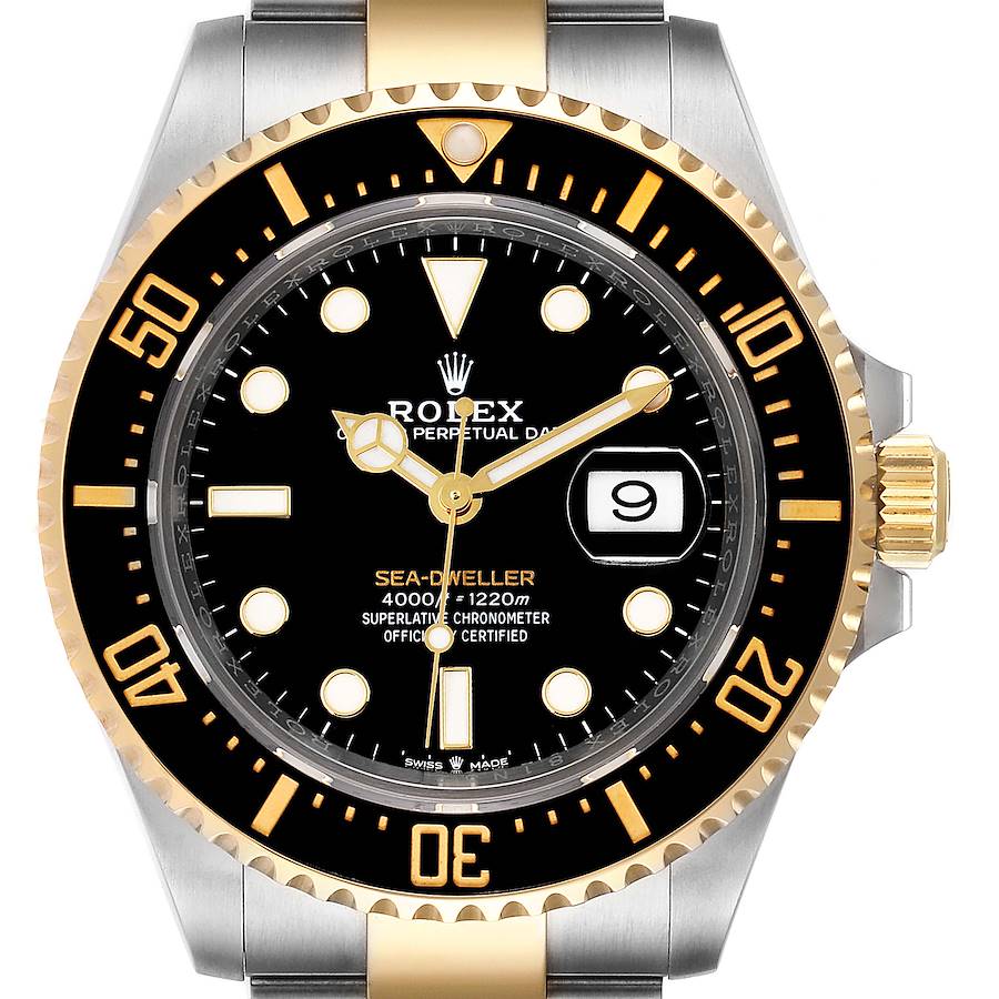 Rolex Seadweller Black Dial Steel Yellow Gold Mens Watch 126603 Unworn SwissWatchExpo