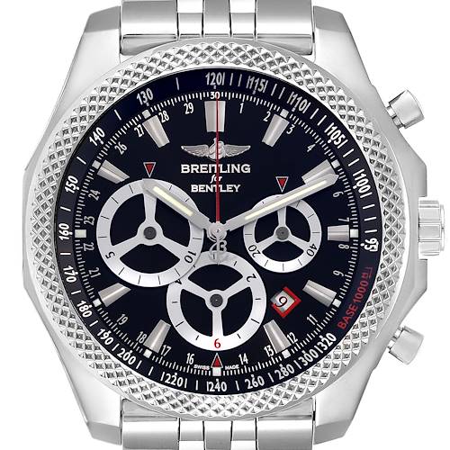 Photo of Breitling Bentley Barnato Racing Black Dial Mens Watch A25366 Box Papers