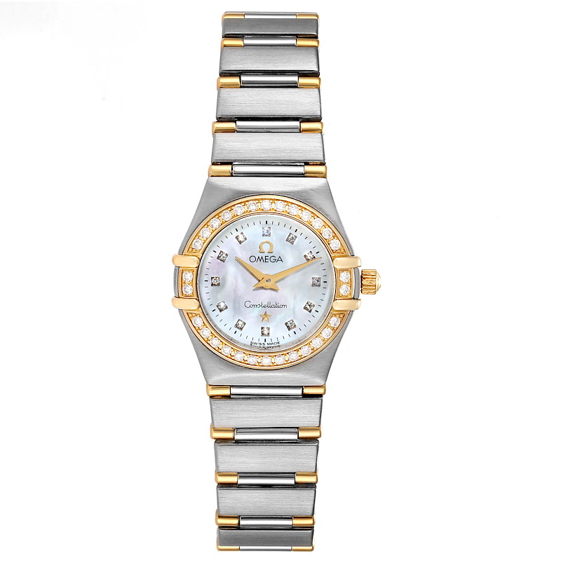 Omega Constellation 95 Mother of Pearl Diamond Ladies Watch 1267.75.00