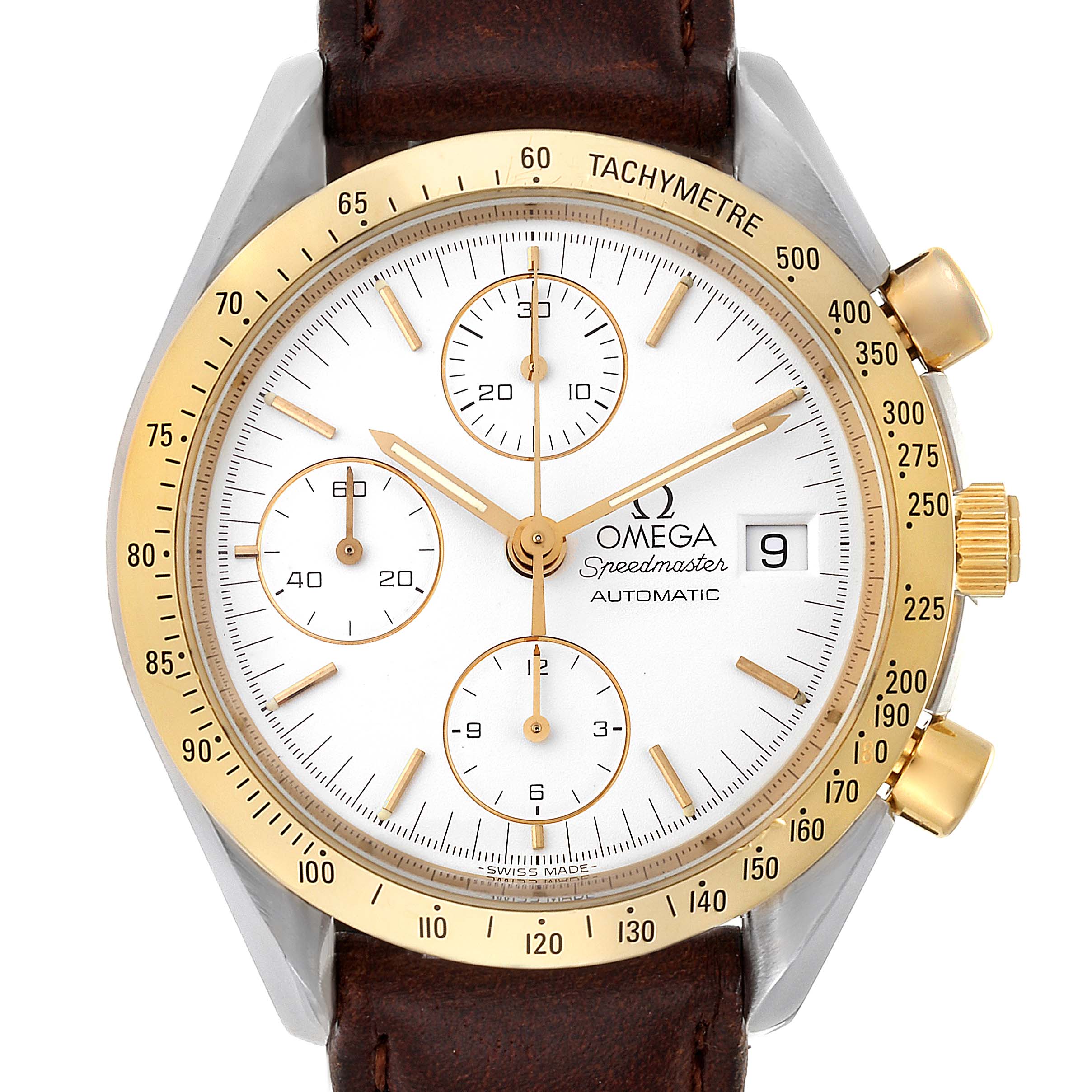 omega speedmaster yellow gold