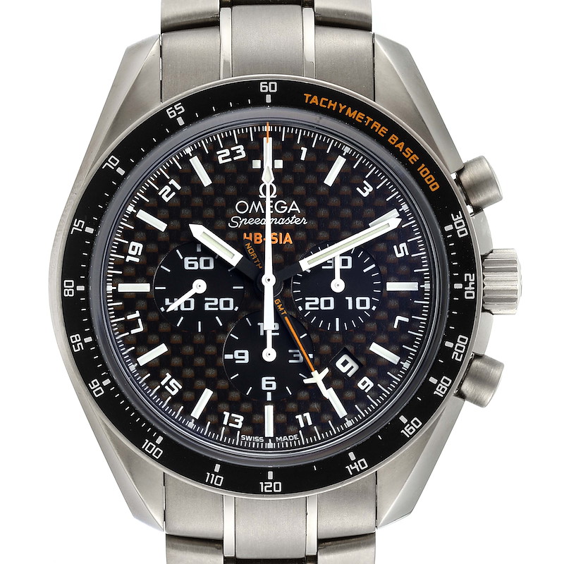 Omega Speedmaster HB-SIA GMT Titanium Watch 321.90.44.52.01.001 Box Card PARTIAL PAYMENT SwissWatchExpo