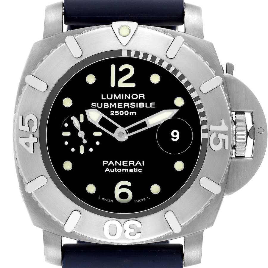 Panerai Luminor Submersible 2500m 47mm Titanium Mens Watch PAM00285 Box Papers SwissWatchExpo