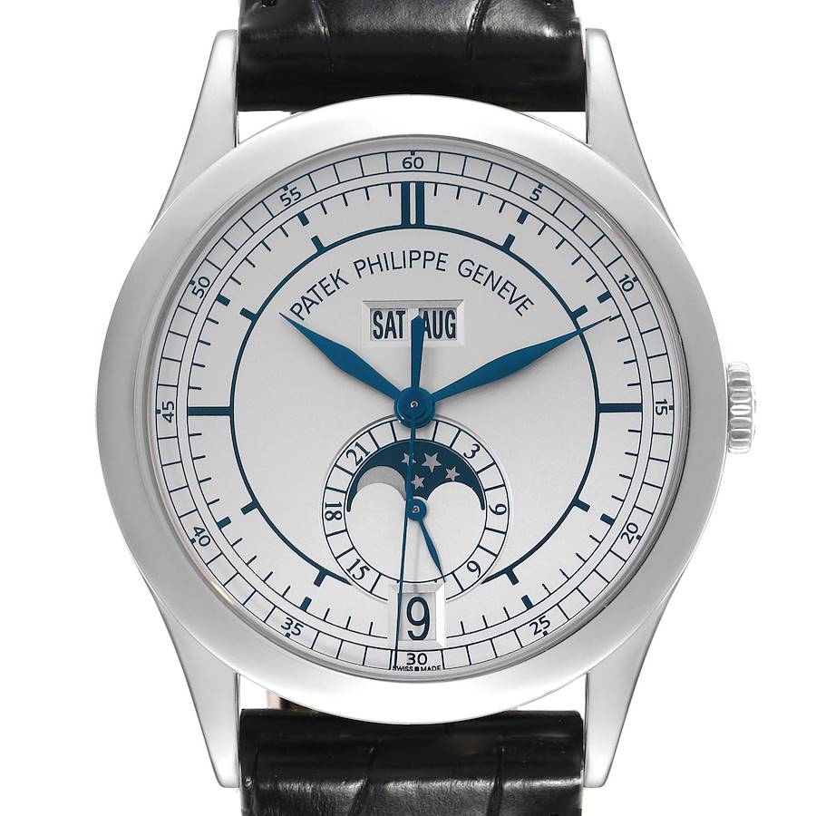 Patek Philippe Complications Annual Calendar White Gold Mens Watch 5396 SwissWatchExpo