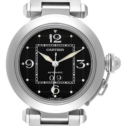 Photo of Cartier Pasha C Midsize Black Dial Automatic Ladies Watch W31053M7