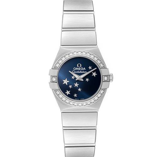 Photo of Omega Constellation Orbis Star Steel Diamond Watch 123.15.24.60.03.001 Box Card