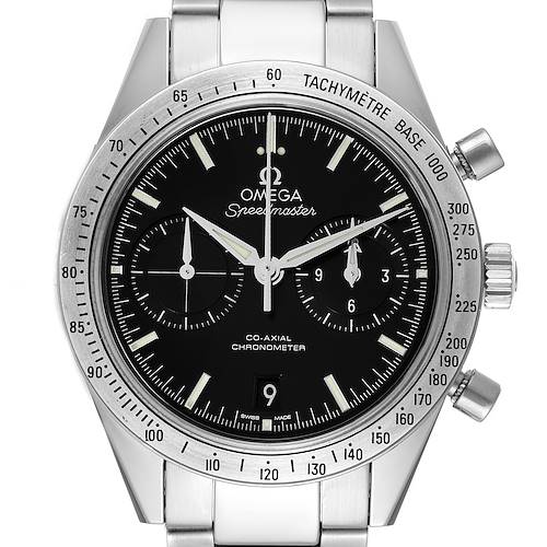 Photo of Omega Speedmaster 57 Co-Axial Chronograph Watch 331.10.42.51.01.001 Box Card