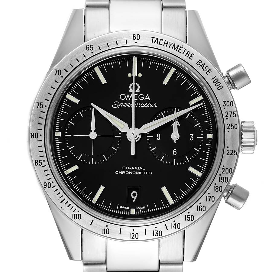 Omega Speedmaster 57 Co-Axial Chronograph Watch 331.10.42.51.01.001 Box Card SwissWatchExpo