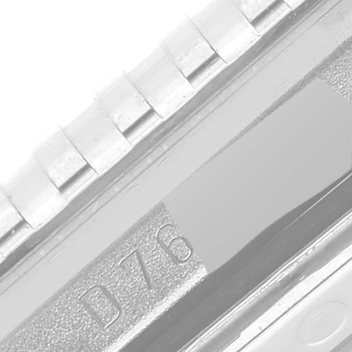 The image displays a close-up angle showing the serial number of a Rolex Cellini 5441 Men's White Gold Silver Dial 5441 Men's White Gold Silver Dial watch.