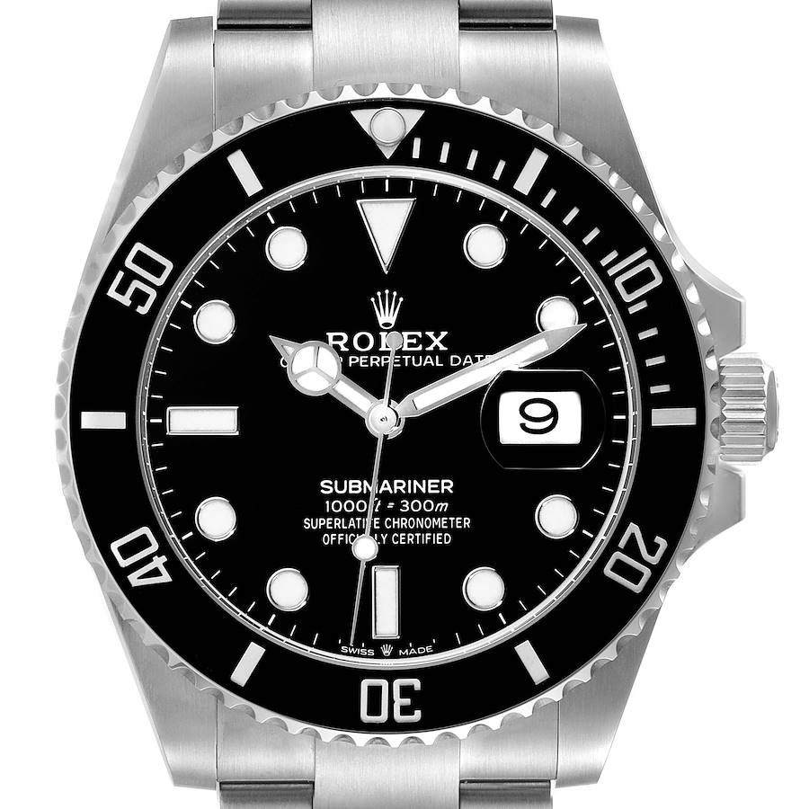 Rolex Submariner Black Dial Ceramic Bezel Steel Mens Watch 126610 Box Card SwissWatchExpo