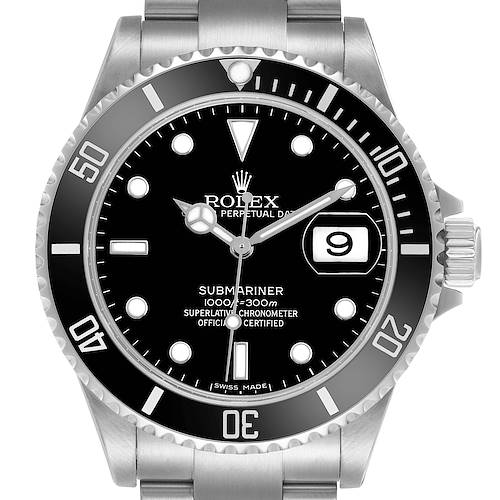 Photo of Rolex Submariner Date Steel Black Dial Mens Watch 16610