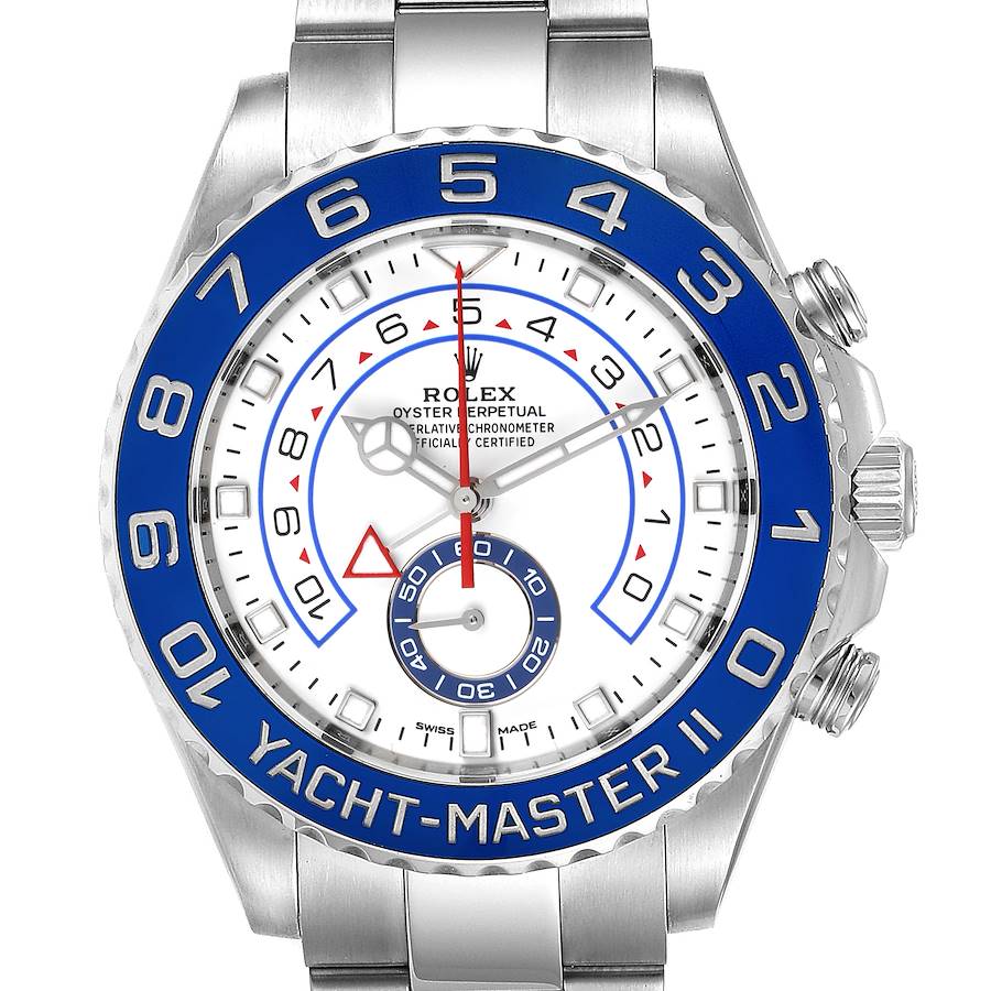 NOT FOR SALE -- Rolex Yachtmaster II 44 Blue Cerachrom Bezel Steel Mens Watch 116680 -- PARTIAL PAYMENT SwissWatchExpo