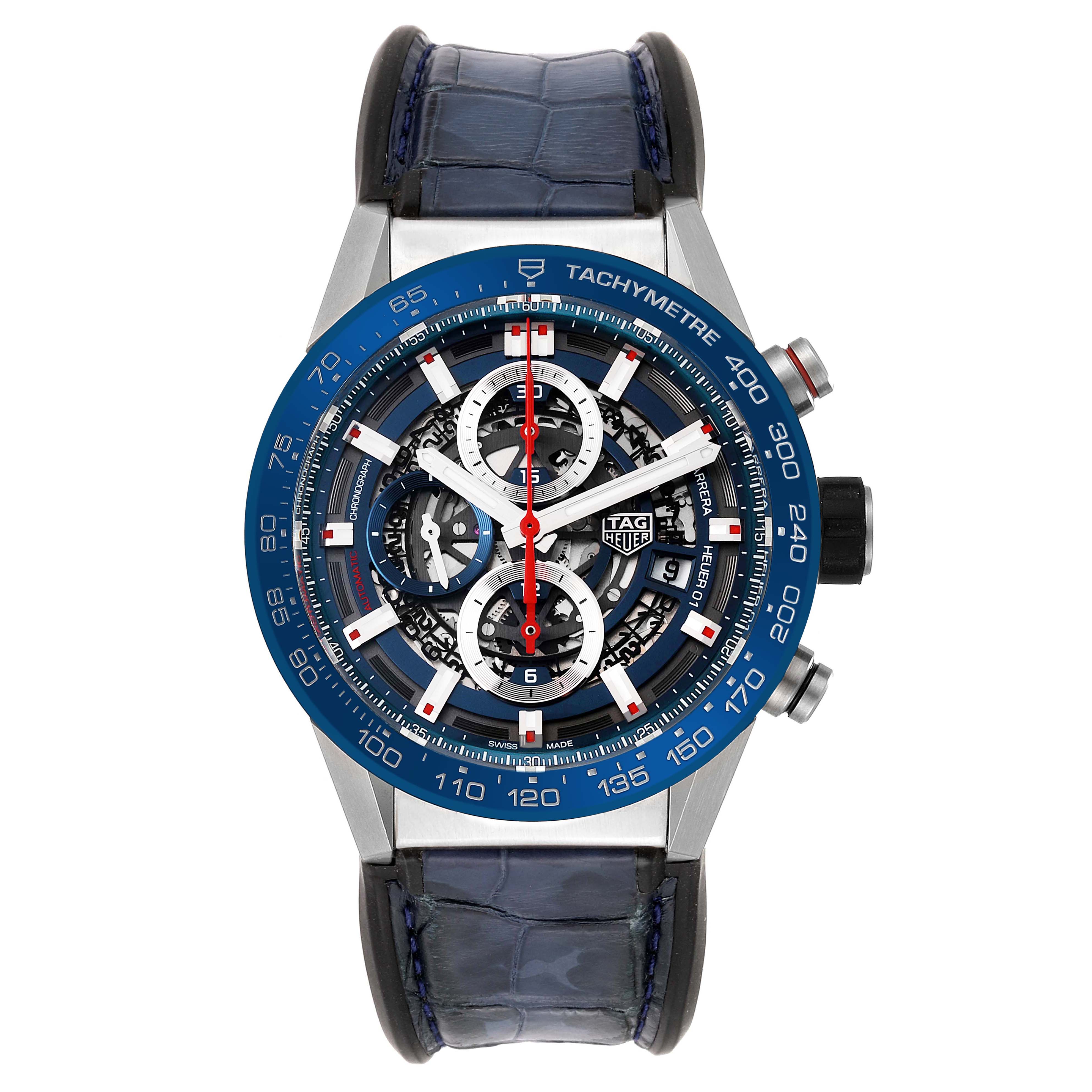 TAG Heuer Carrera 腕時計OH済み TAG Heuer Carrera CAR2A1Z.FT6044 Mens Automatic Chronograph