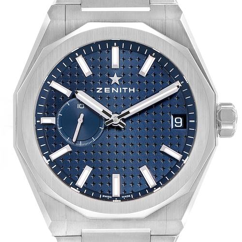 Photo of Zenith Defy Skyline 41 Steel Blue Dial Mens Watch 03.9300.3620 Unworn