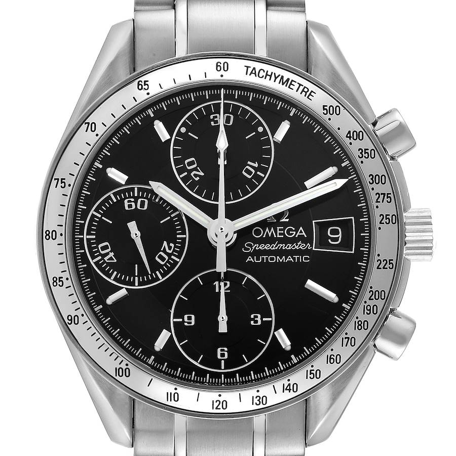 Omega Speedmaster Date 39mm Automatic Steel Mens Watch 3513.50.00 Card SwissWatchExpo