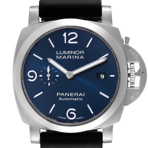Photo of NOT FOR SALE Panerai Luminor Marina Blue Dial Steel Mens Watch PAM01313 Box Card PARTIAL PAYMENT