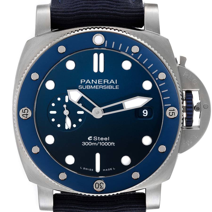 Panerai Submersible Quarantaquattro Blu Profondo Mens Watch PAM01289 Unworn SwissWatchExpo