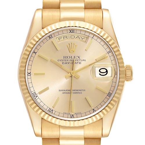 Photo of Rolex President Day Date 36mm Yellow Gold Mens Watch 118238