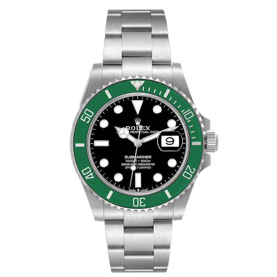 Rolex Submariner Kermit Green Ceramic Bezel Mens Watch 126610LV Unworn