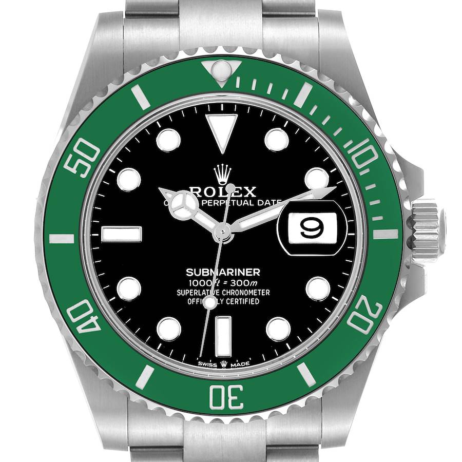 Rolex Submariner Starbucks Green Ceramic Bezel Mens Watch 126610LV Unworn SwissWatchExpo