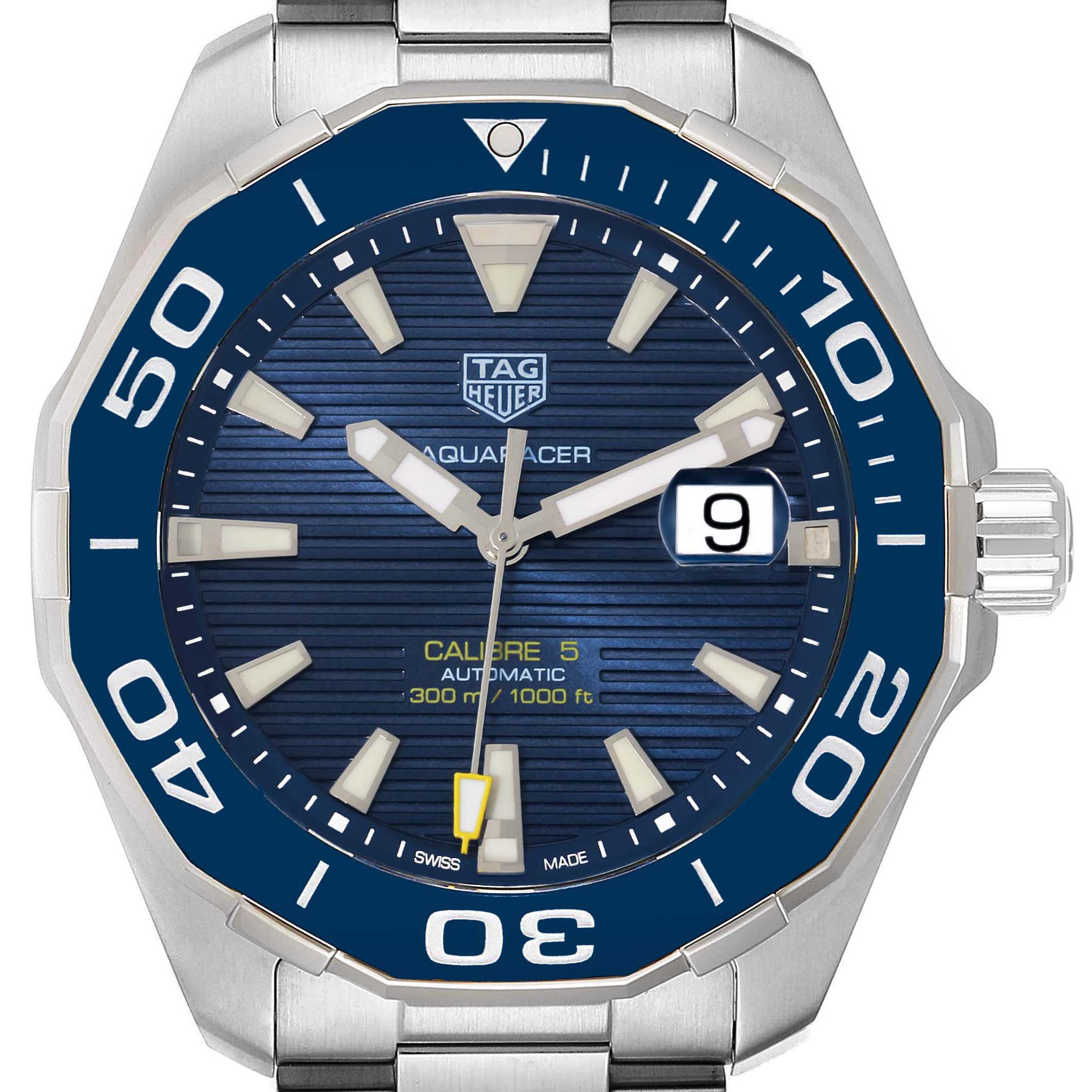 Tag Heuer Aquaracer Stainless Steel WAY201B | Stock 44702 | SwissWatchExpo