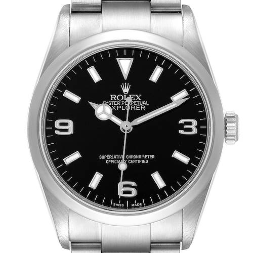 Photo of NOT FOR SALE Rolex Explorer I Black Dial Stainless Steel Mens Watch 114270 PARTIAL PAYMENT