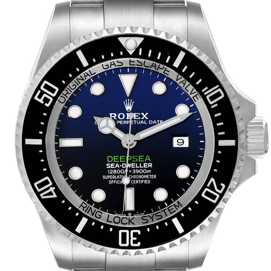 Rolex Seadweller Deepsea Cameron D-Blue Dial Steel Mens Watch 126660 Box Card SwissWatchExpo